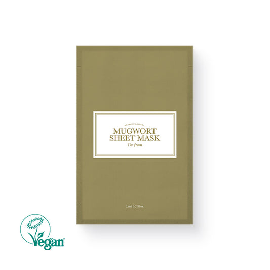 Mugwort Sheet Mask 23ml 5pcs – Cruelty-Free | Hanara