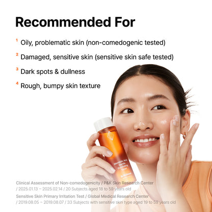 Mandelic Acid Gentle Exfoliating Toner 150 mL – Cruelty-Free | Hanara