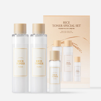 Rice Toner Special Set 3pcs – Cruelty-Free | Hanara