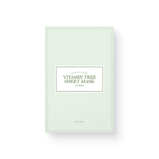 Vitamin Tree Sheet Mask 22 ml 1pc – Cruelty-Free | Hanara