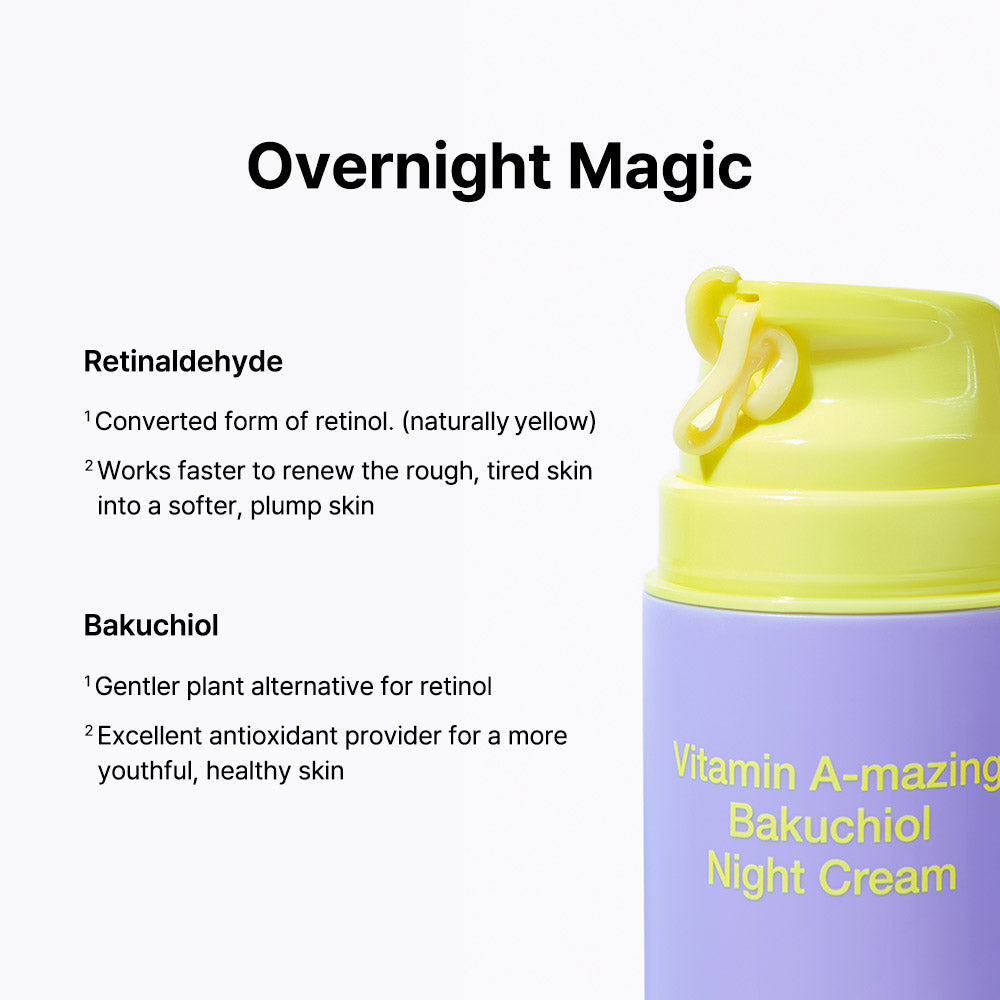 Vitamin A-mazing Bakuchiol Night Cream 30g – Cruelty-Free | Hanara