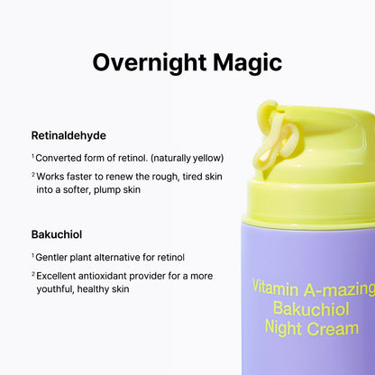 Vitamin A-mazing Bakuchiol Night Cream 30g – Cruelty-Free | Hanara