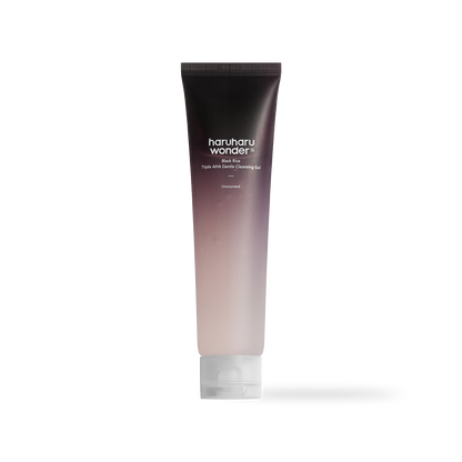 Black Rice Triple AHA Gentle Cleansing Gel Unscented 100ml – Cruelty-Free | Hanara