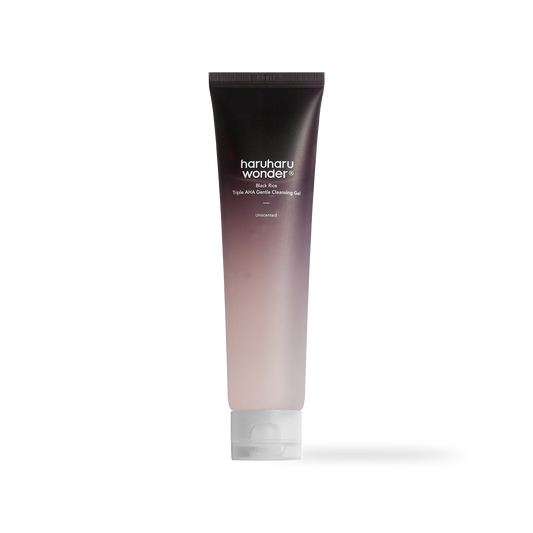 Black Rice Triple AHA Gentle Cleansing Gel Unscented 100ml – Cruelty-Free | Hanara