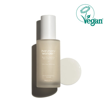 Black Rice Hyaluronic Anti-Wrinkle Serum 50ml – Cruelty-Free | Hanara