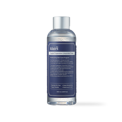 Supple Preparation Unscented Toner 180ml – Cruelty-Free | Hanara