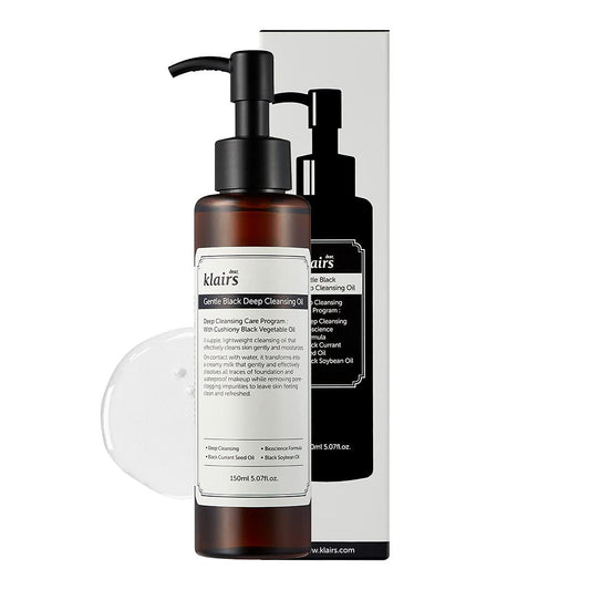 Gentle Black Deep Cleansing Oil 150ml – Cruelty-Free | Hanara