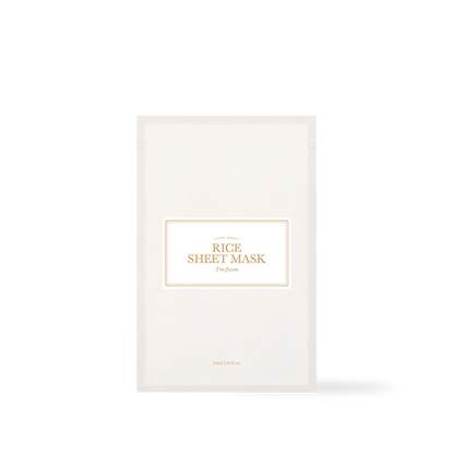 Rice Sheet mask 20ml 1pc – Cruelty-Free | Hanara
