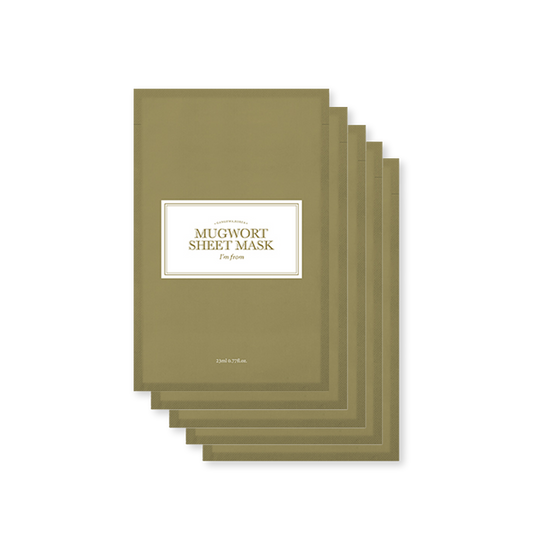 Mugwort Sheet Mask 23ml 5pcs – Cruelty-Free | Hanara