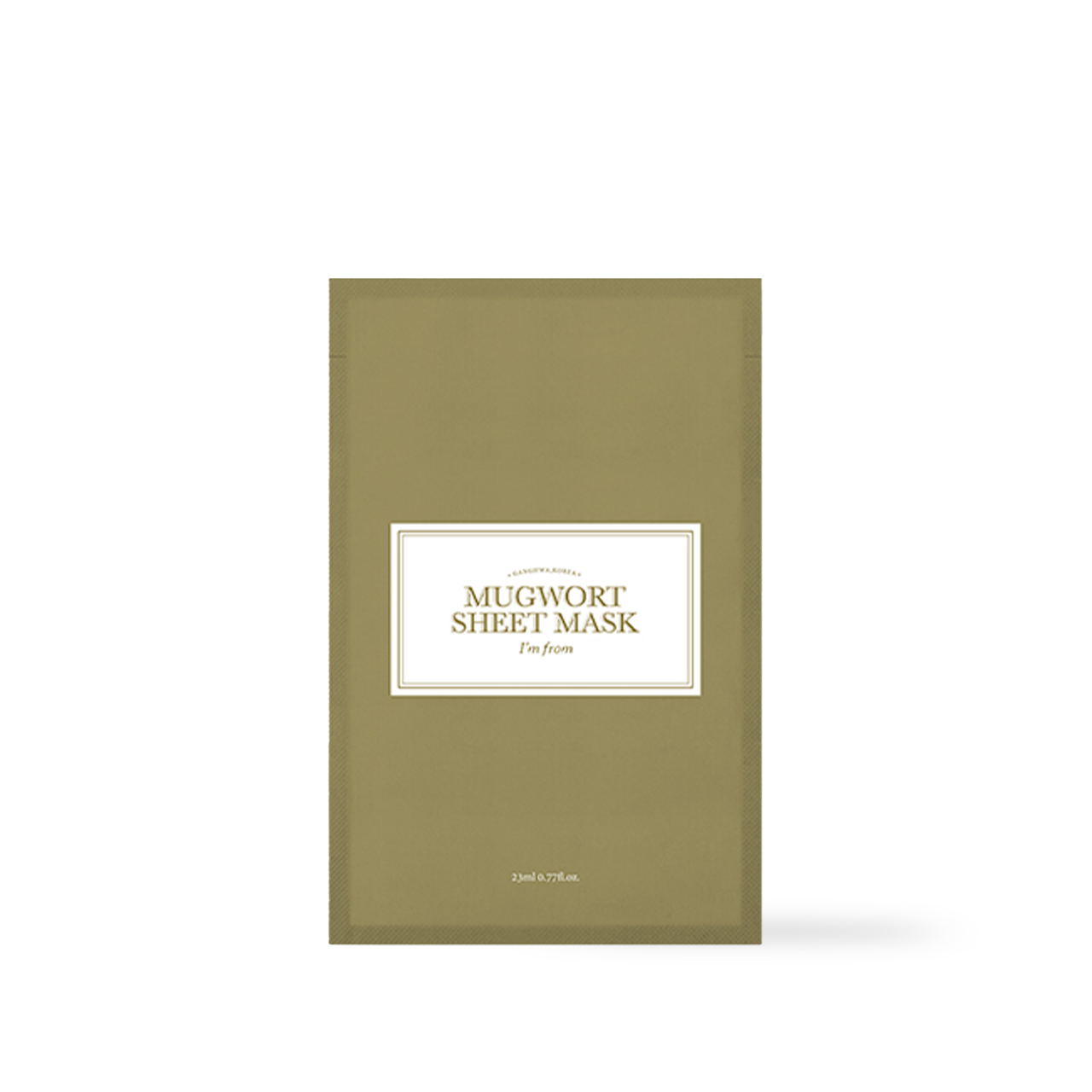 Mugwort Sheet Mask 23 ml 1pc – Cruelty-Free | Hanara