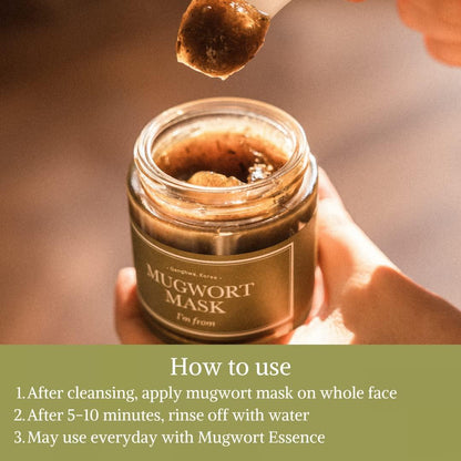 Mugwort Mask 110g – Cruelty-Free | Hanara