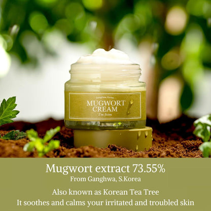 Mugwort Cream 50g – Cruelty-Free | Hanara