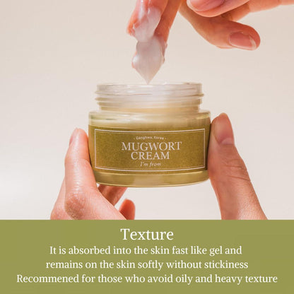 Mugwort Cream 50g – Cruelty-Free | Hanara