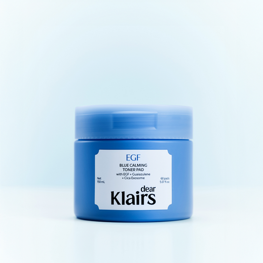 EGF Blue Calming Toner Pad 150 ml 60 Pads – Cruelty-Free | Hanara