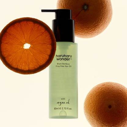 Black Bamboo Frizz-Free Hair Oil 80ml – Cruelty-Free | Hanara