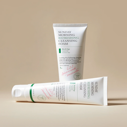 Sunday Morning Refreshing Cleansing Foam 120ml – Cruelty-Free | Hanara